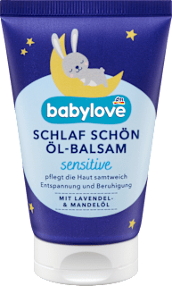 Babyöl Balsam Schlaf schön sensitive babylove