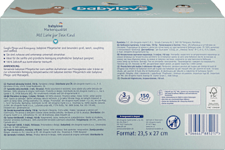Babypflegetücher trocken, 3lagig babylove