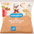 Babysnack Reiswaffeln Apfel Zimt, ab dem 8.Monat babylove