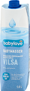 Babywasser Tetra Pak, von Geburt an  babylove