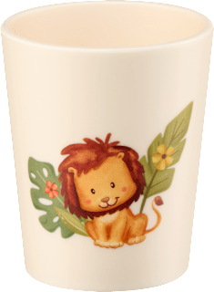 Becher beige Löwe  babylove