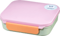 Brotdose mit Fächern grün/rosa babylove