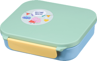 Brotdose mit Fächern hellblau/grün, Peppa Pig  babylove