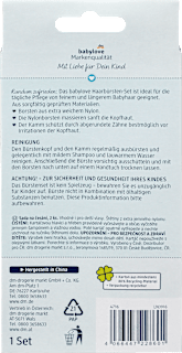 Bürstenset blau Rakete 2tlg babylove