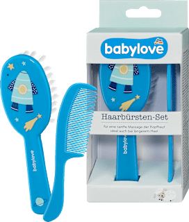 Bürstenset blau Rakete 2tlg babylove