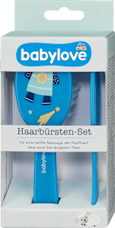 Bürstenset blau Rakete 2tlg babylove