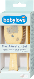 Bürstenset gelb Bär 2tlg babylove