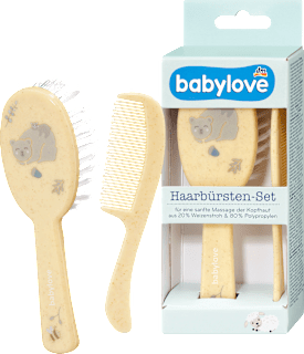 Bürstenset gelb Bär 2tlg babylove