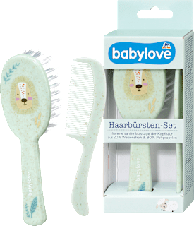 Bürstenset grün Löwe 2tlg babylove