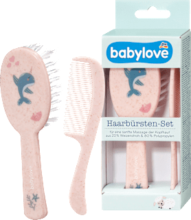Bürstenset rosa Delfin 2tlg babylove