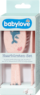 Bürstenset rosa Delfin 2tlg babylove