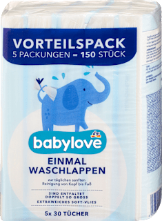 Einmal-Wachlappen (5x30 St) babylove