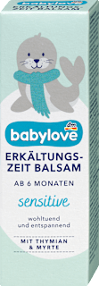 Erkältungszeit Balsam sensitive babylove