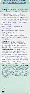 Erkältungszeit Balsam sensitive babylove