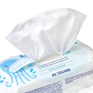 Feuchttücher mit 99% Wasser (4x80 St)  babylove