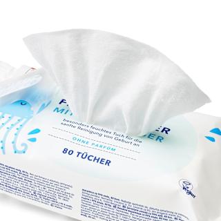 Feuchttücher mit 99 % Wasser  babylove