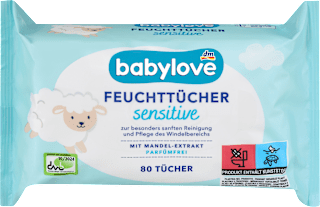 Feuchttücher sensitive (12x80 St)  babylove