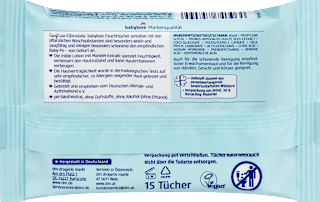 Feuchttücher sensitive, Reisegröße  babylove