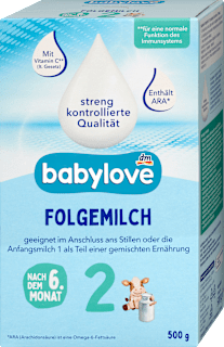 Folgemilch 2 nach dem 6. Monat babylove