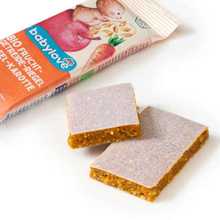 Frucht-Getreide-Riegel Apfel-Karotte ab 1 Jahr babylove