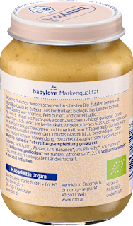 Frucht & Getreide Früchteallerelei mit Vollkorn ab dem 6. Monat babylove