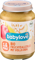 Frucht & Getreide Früchteallerelei mit Vollkorn ab dem 6. Monat babylove