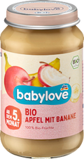 Früchte Apfel mit Banane ab dem 5. Monat babylove