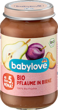 Früchte Pflaume in Birne ab dem 5. Monat babylove