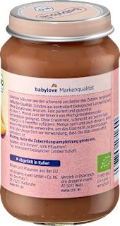 Früchte Pflaume in Birne ab dem 5. Monat babylove