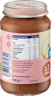 Früchte Pflaume in Birne ab dem 5. Monat babylove