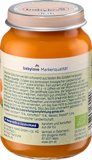 Gemüse Frühkarotten mit Kartoffel ab dem 5. Monat babylove