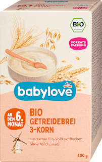 Getreidebrei 3-Korn ab dem 6.Monat babylove