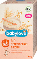 Getreidebrei 3-Korn ab dem 6.Monat babylove