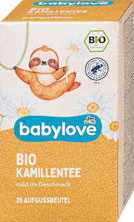 Kamillentee mild im Geschmack ab dem 5. Monat (20 Beutel) babylove