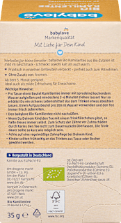 Kamillentee mild im Geschmack ab dem 5. Monat (20 Beutel) babylove