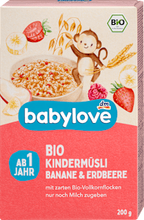 Kindermüsli Banane-Erdbeere ab 1 Jahr babylove