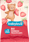 Kindersnack Erdbeer-Fruchtchips ab 3 Jahren babylove