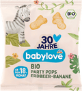 Kindersnack Party Pops Erdbeer-Banane ab dem 18. Monat babylove