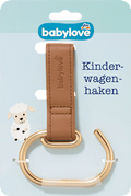 Kinderwagenhaken braun-gold  babylove