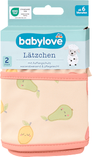 Lätzchen apricot Obst  babylove