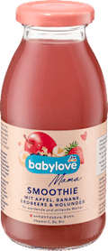 Smoothie Apfel, Banane, Erdbeere & Holunder babylove Mama