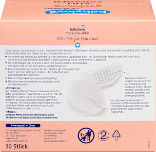 Stilleinlagen Premium extra dünn  babylove Mama