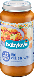Menü Chili sin Carne ab dem 12. Monaten babylove