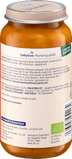 Menü Gemüse-Lasagne ab dem 12. Monat babylove