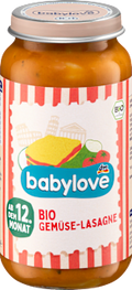Menü Gemüse-Lasagne ab dem 12. Monat babylove