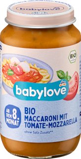Menü Maccaroni mit Tomate-Mozzarella ab dem 8.Monat babylove
