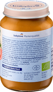 Menü Spaghetti Bolognese ab dem 5. Monat babylove