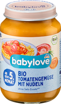 Menü Tomatengemüse mit Nudeln ab dem 5. Monat babylove