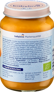 Menü Tomatengemüse mit Nudeln ab dem 5. Monat babylove