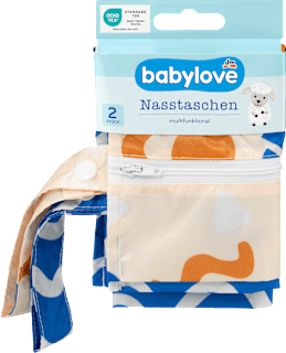 Nasstaschen-Set blau/beige babylove